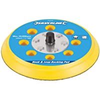 Silverline 432202 - Plato de soporte autoadherente (125 mm - 5-16&quot- UNF)